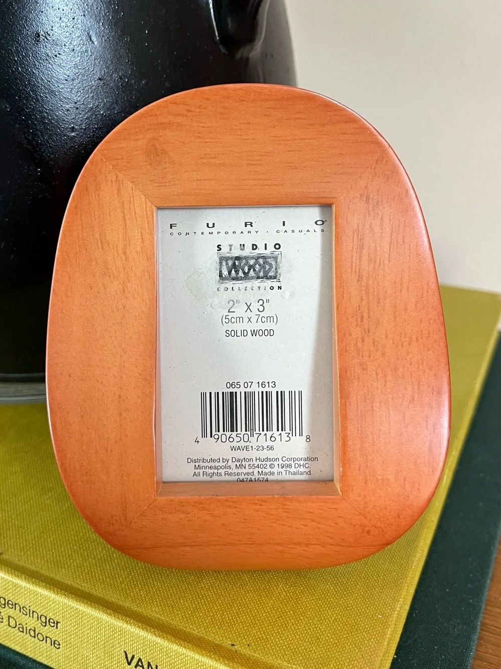 Furio Solid Wood Orange Photo Frame - Studio Collection